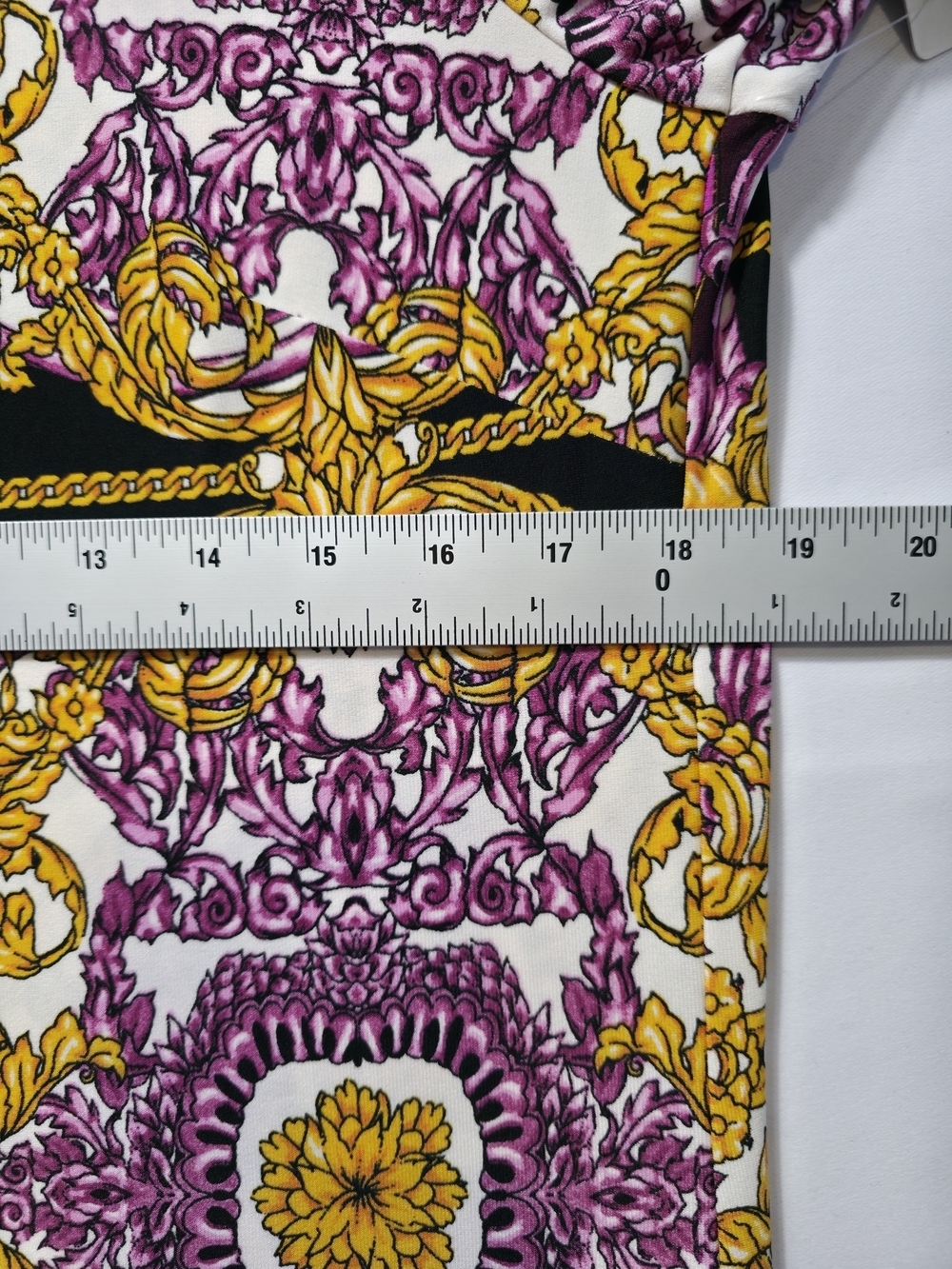 Laundry By Design XL Luxury Baroque Print Dress Stretch Elegant NWT - Picture 9 of 11